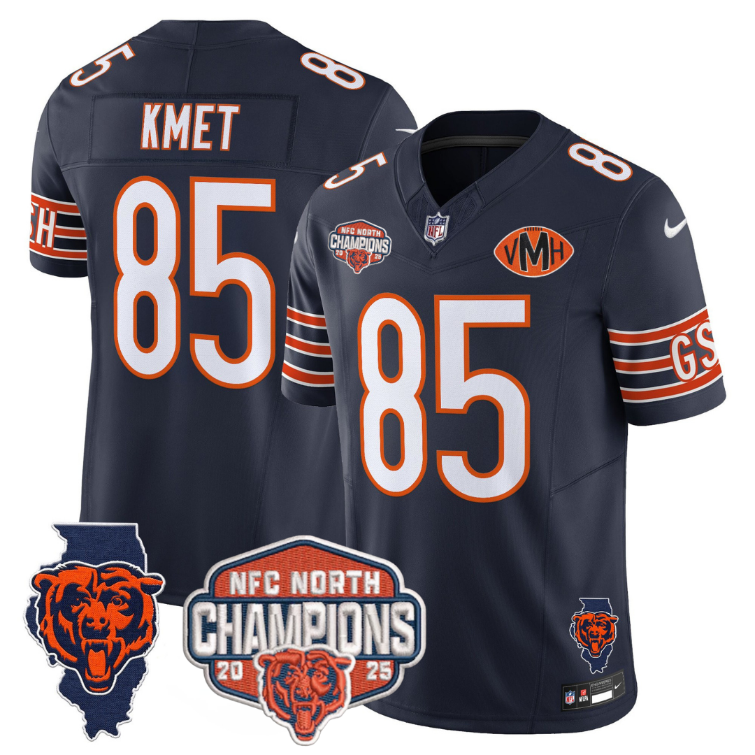 CHI 2025 NFC North Champions Patch Jersey V2