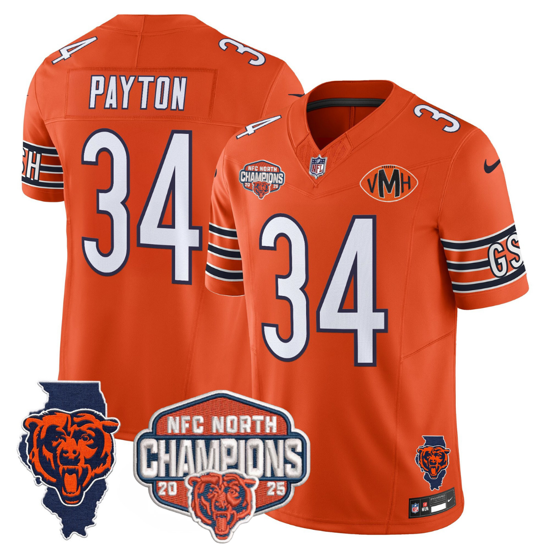 CHI 2025 NFC North Champions Patch Jersey V2