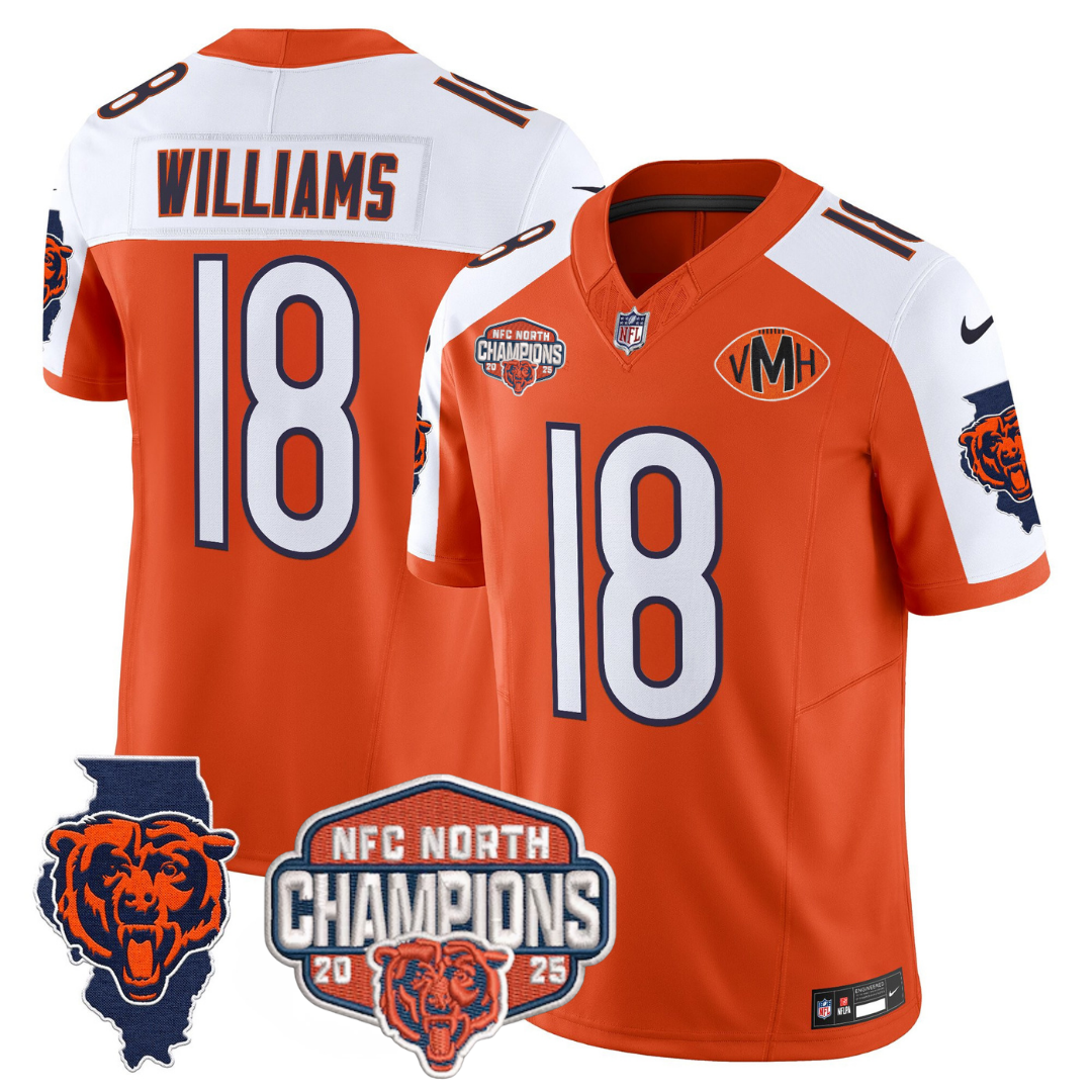 CHI 2025 NFC North Champions Patch Jersey V2