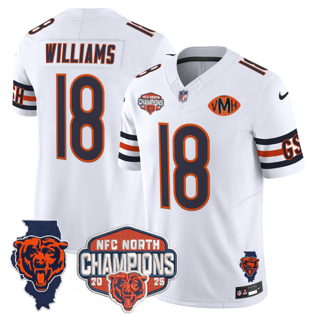 CHI 2025 NFC North Champions Patch Jersey V2