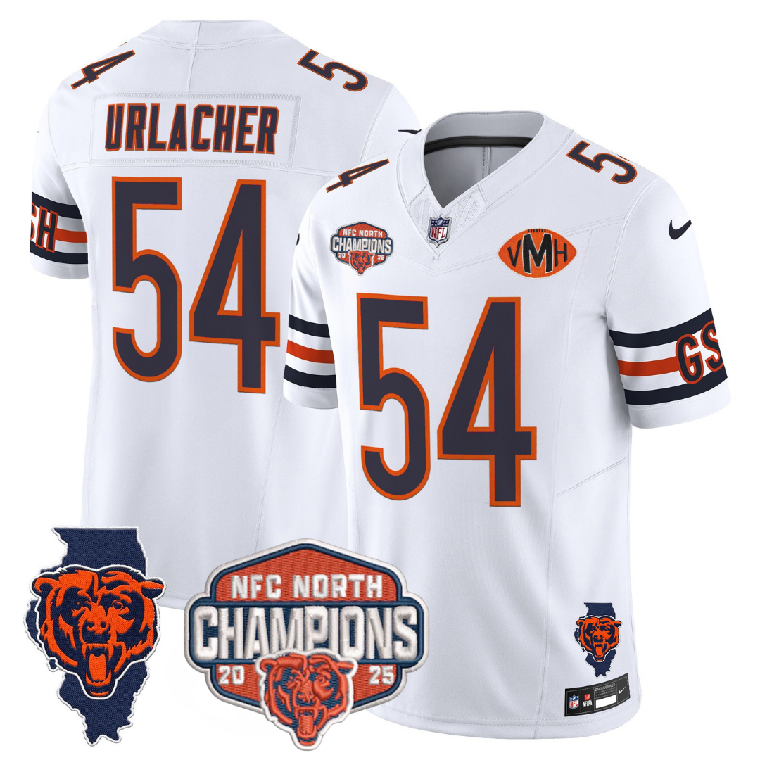 CHI 2025 NFC North Champions Patch Jersey V2