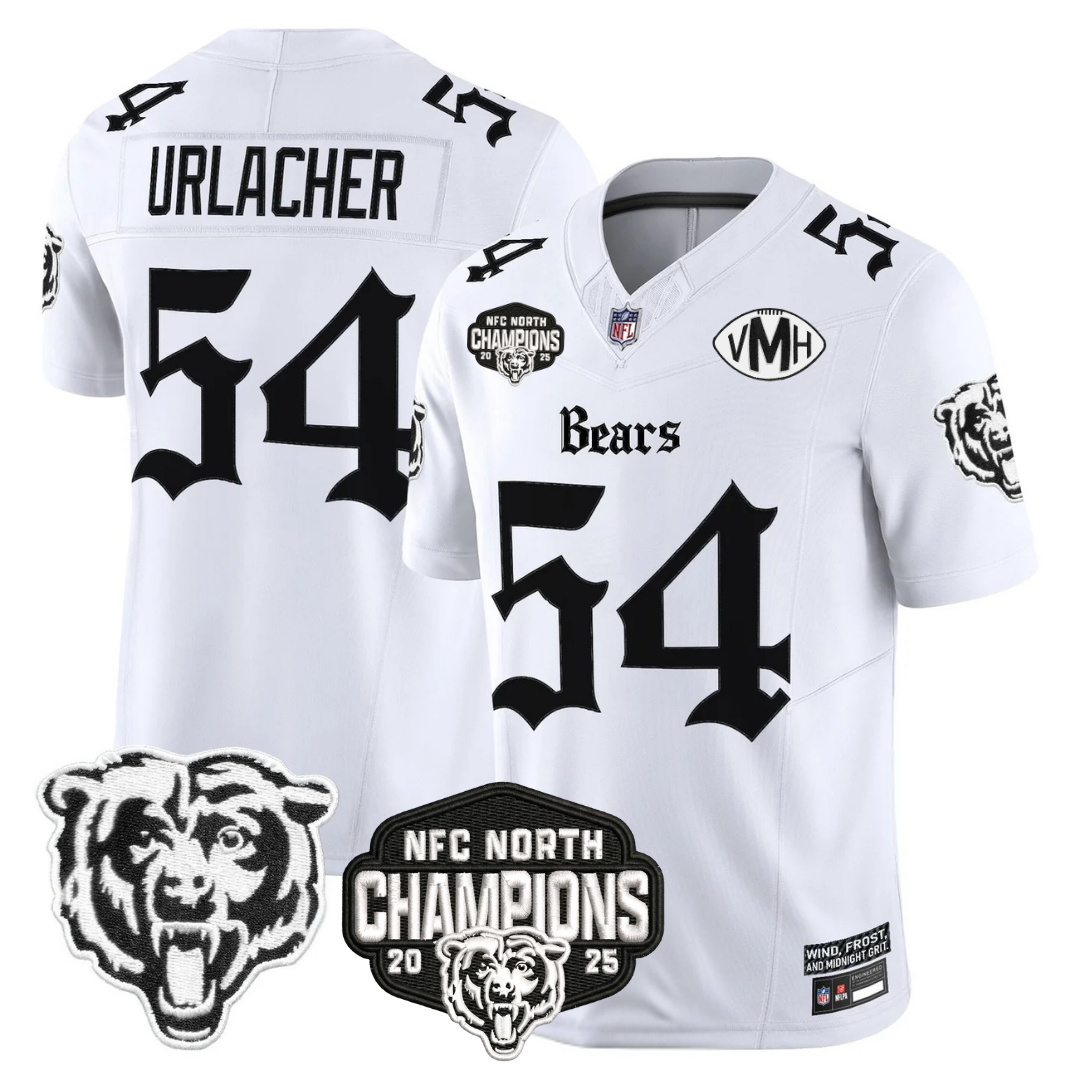 CHI 'Gothic Midway Legacy' NFC North Champions Patch Vapor Limited Jersey