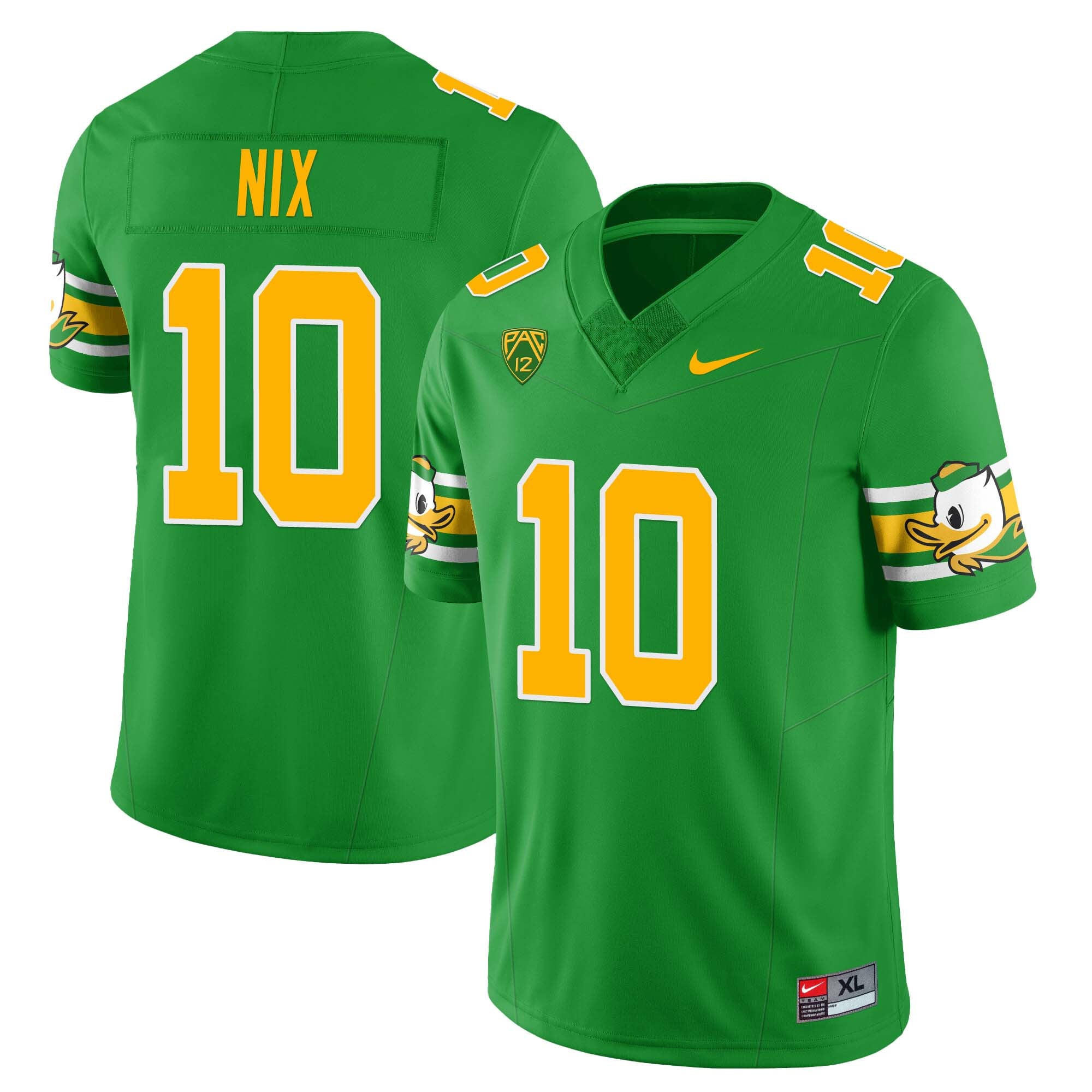 Womenâs Oregon Ducks âMighty Oregonâ Throwback Football Jersey â All Stitched