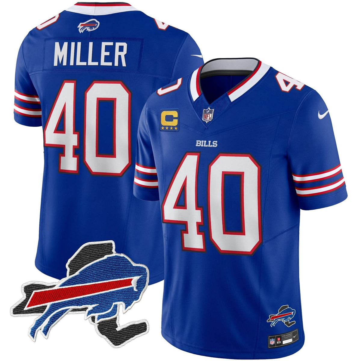 BUF New York Patch Vapor Limited Jersey