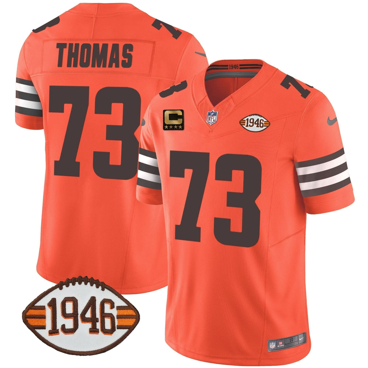 CLE 1946 75th Anniversary Patch Jersey