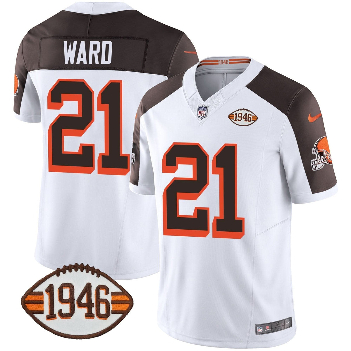 CLE 1946 75th Anniversary Patch Jersey