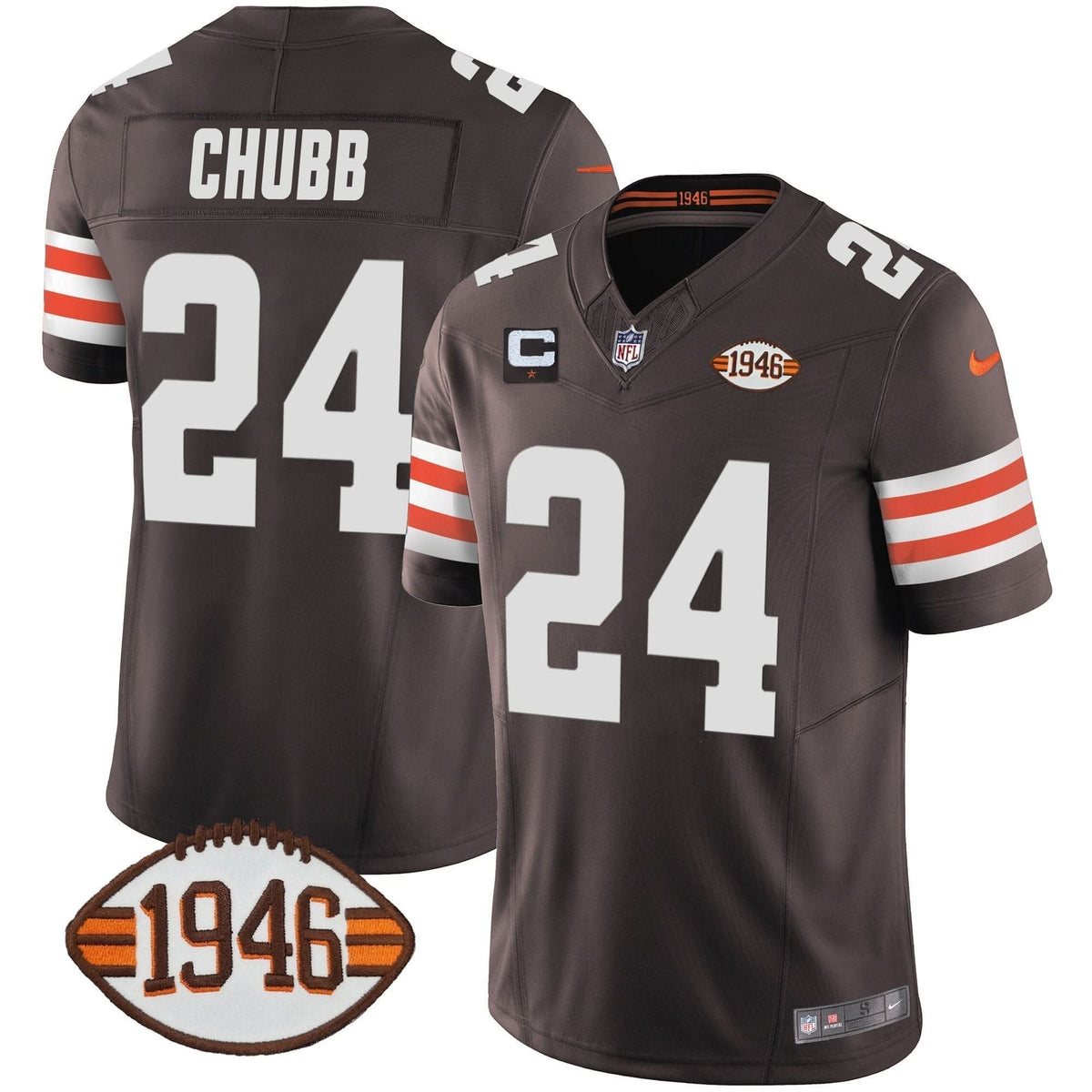 CLE 1946 75th Anniversary Patch Jersey
