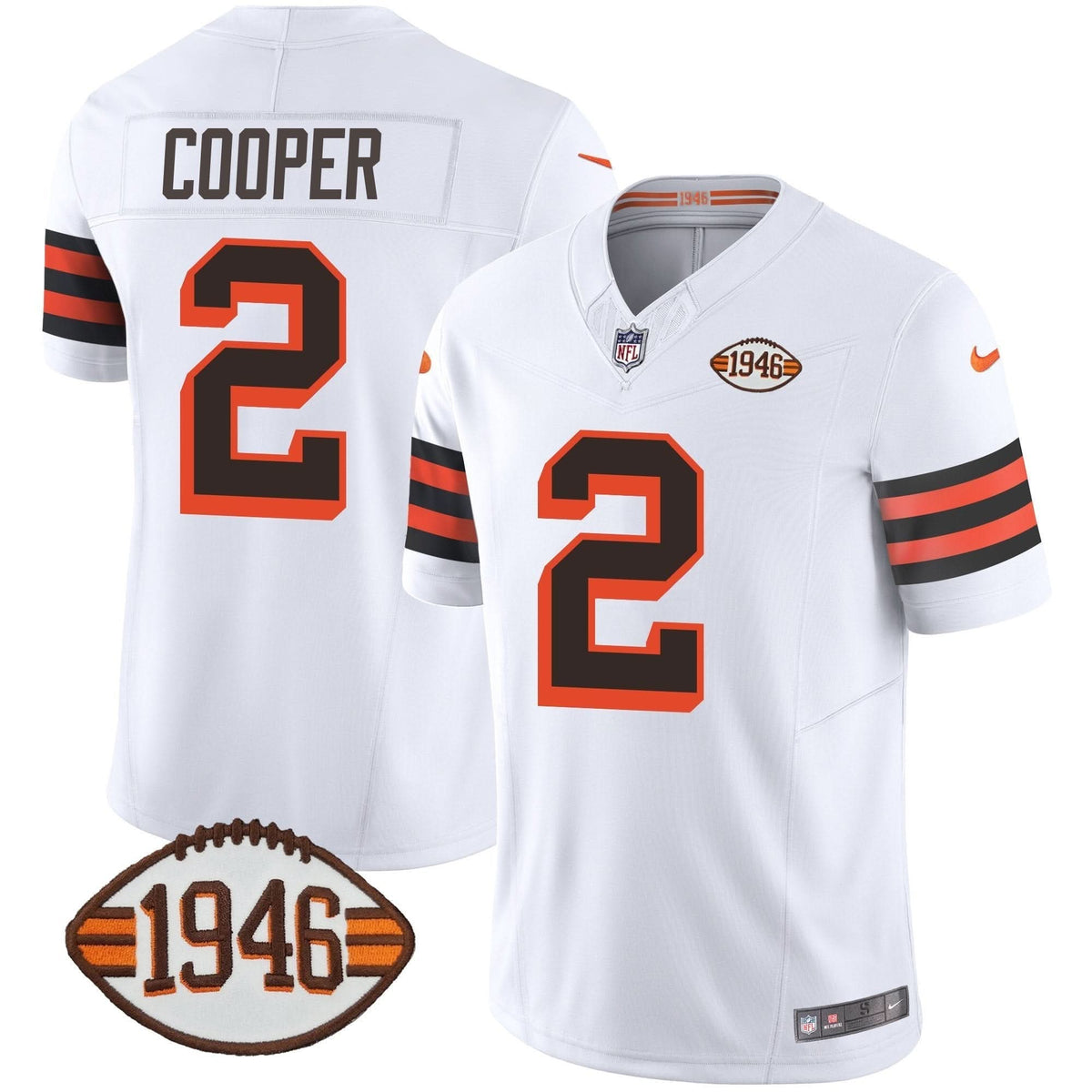 CLE 1946 75th Anniversary Patch Jersey