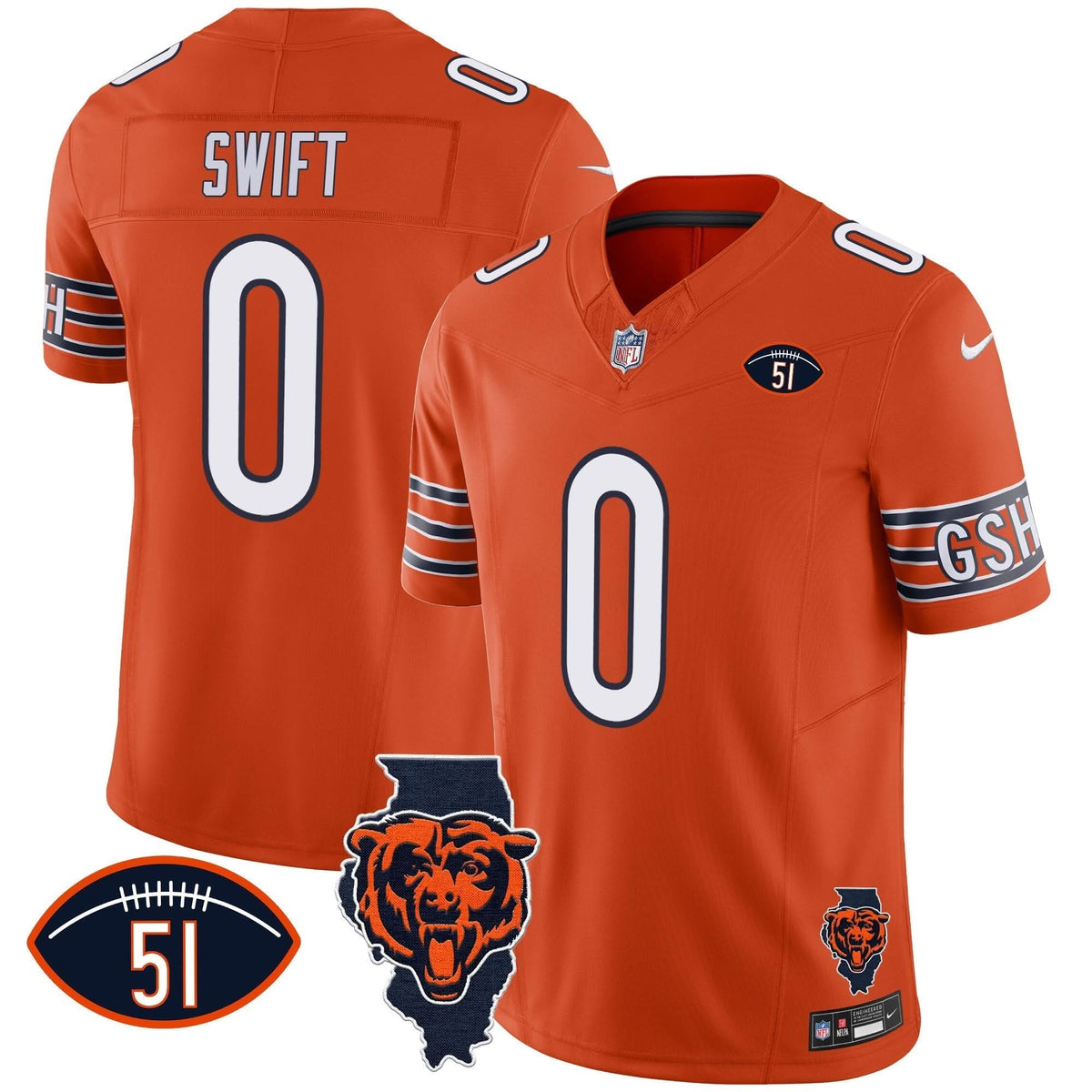 CHI Illinois Patch Vapor Jersey