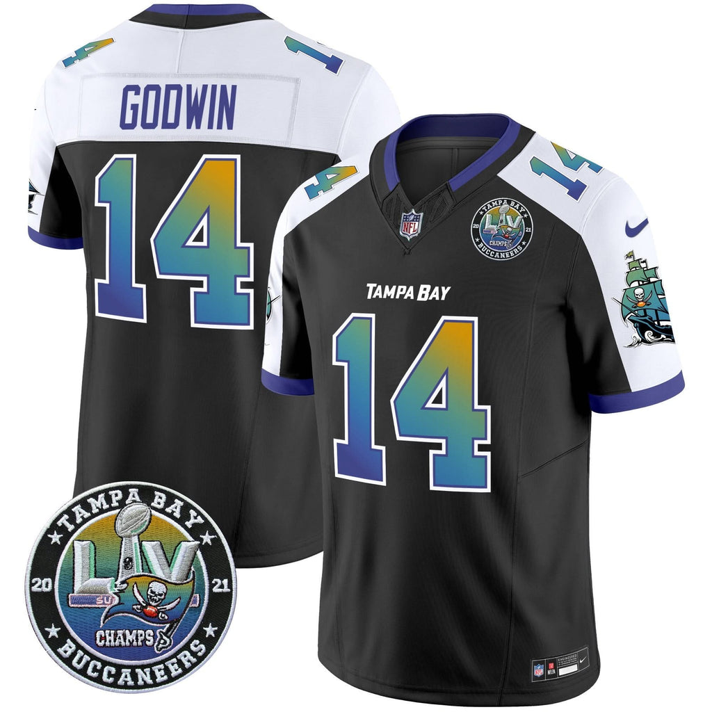 TB Tampa City Super Bowl LIV Patch Vapor Limited Jersey