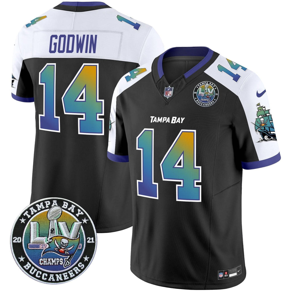 TB "Tampa City" Super Bowl LIV Patch Vapor Limited Jersey
