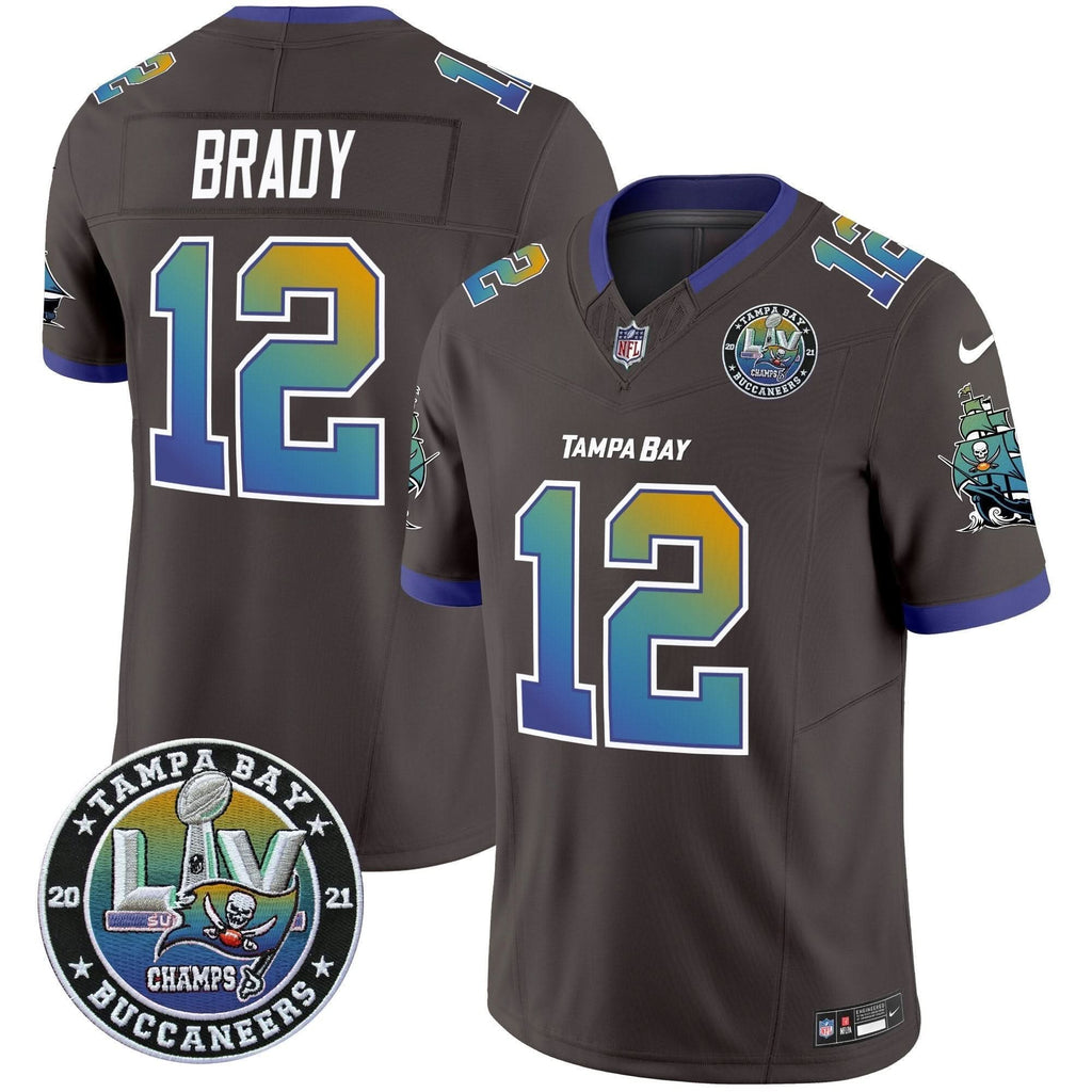 TB "Tampa City" Super Bowl LIV Patch Vapor Limited Jersey