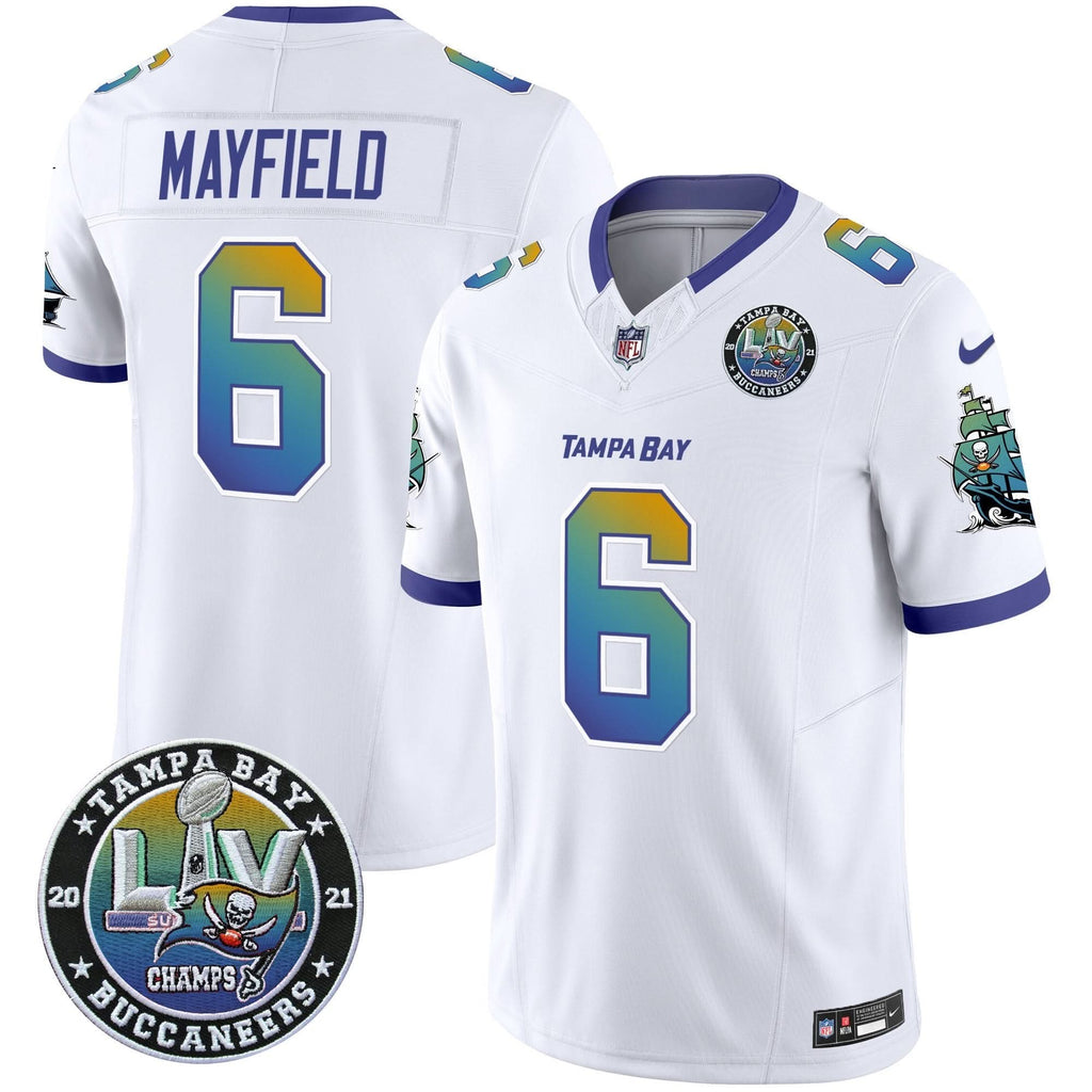 TB Tampa City Super Bowl LIV Patch Vapor Limited Jersey