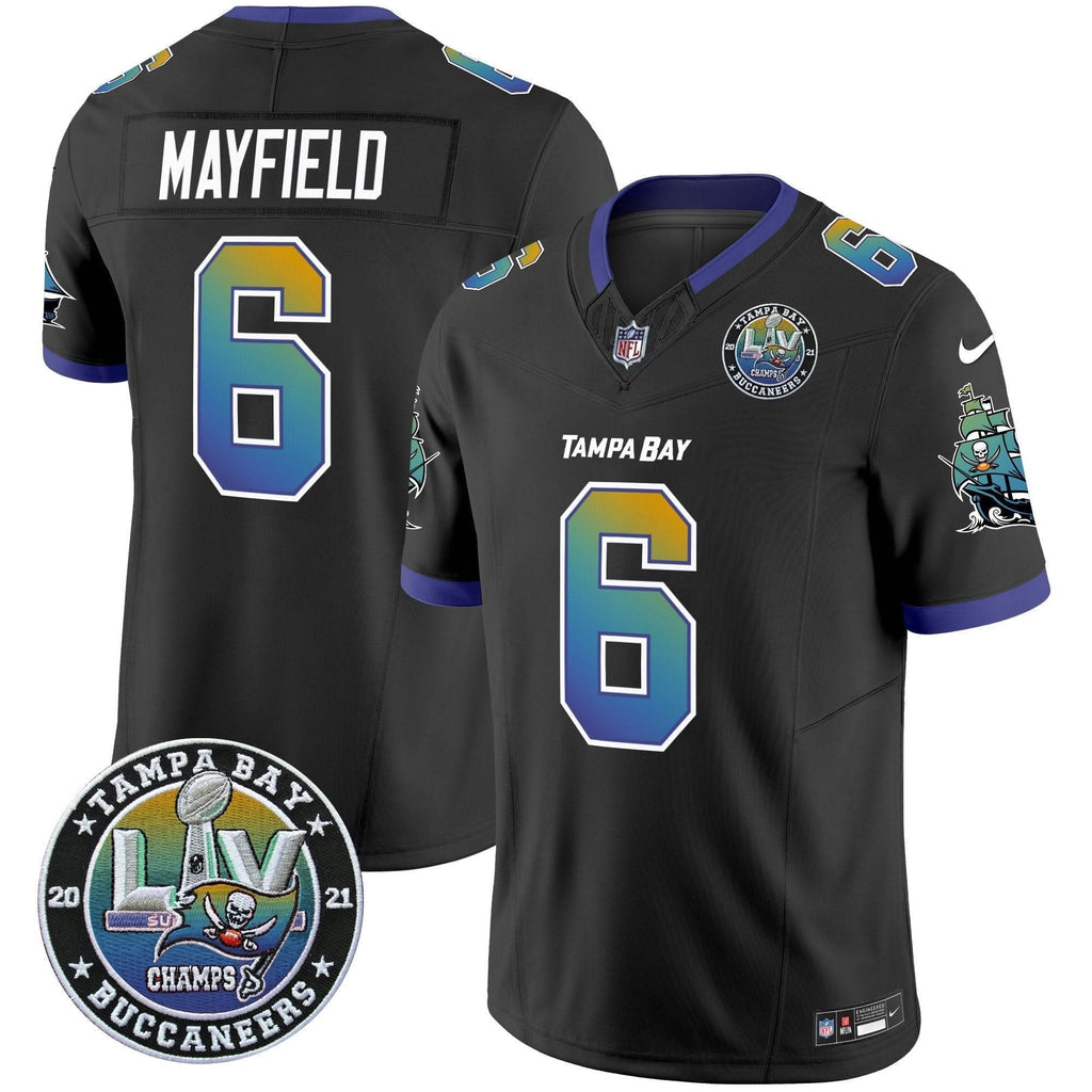 TB "Tampa City" Super Bowl LIV Patch Vapor Limited Jersey