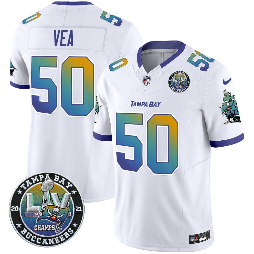 TB "Tampa City" Super Bowl LIV Patch Vapor Limited Jersey