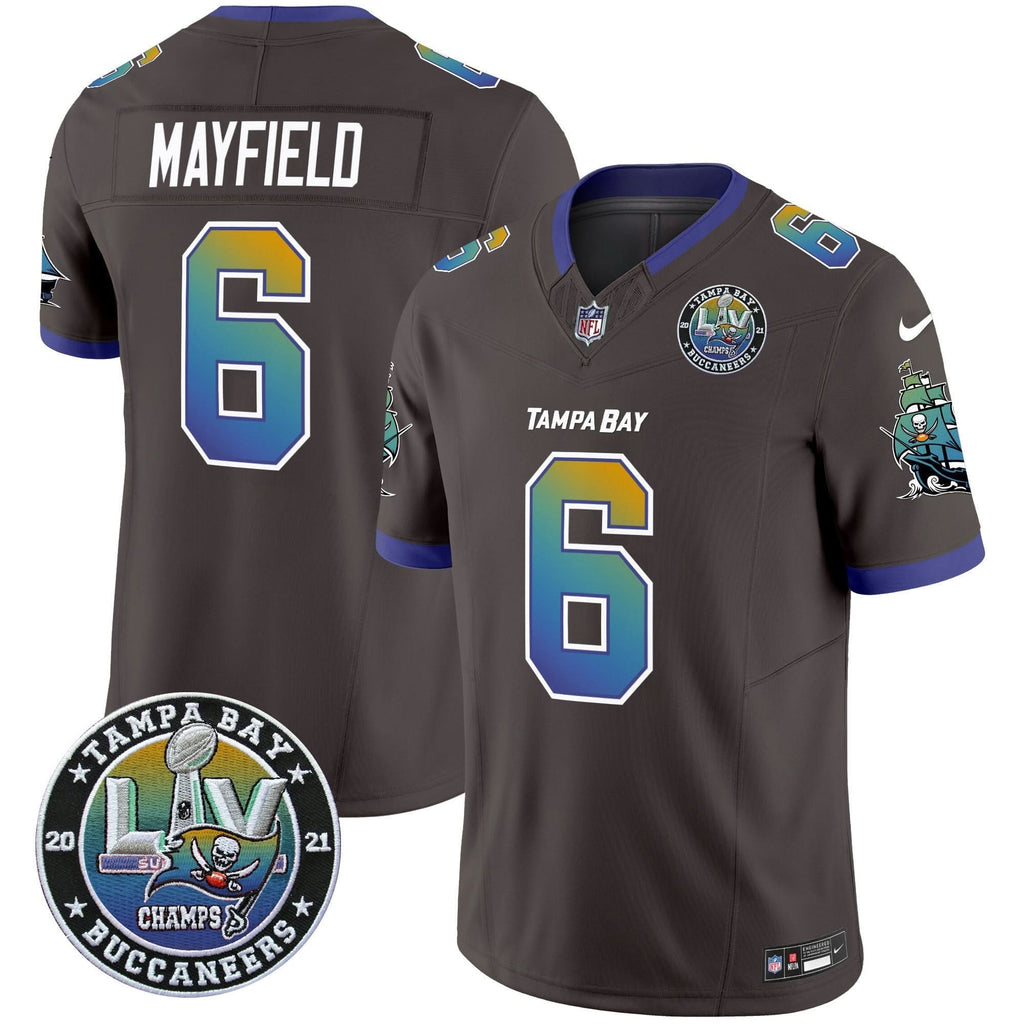 TB Tampa City Super Bowl LIV Patch Vapor Limited Jersey