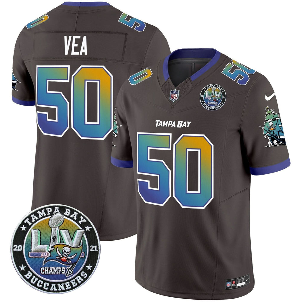 TB "Tampa City" Super Bowl LIV Patch Vapor Limited Jersey