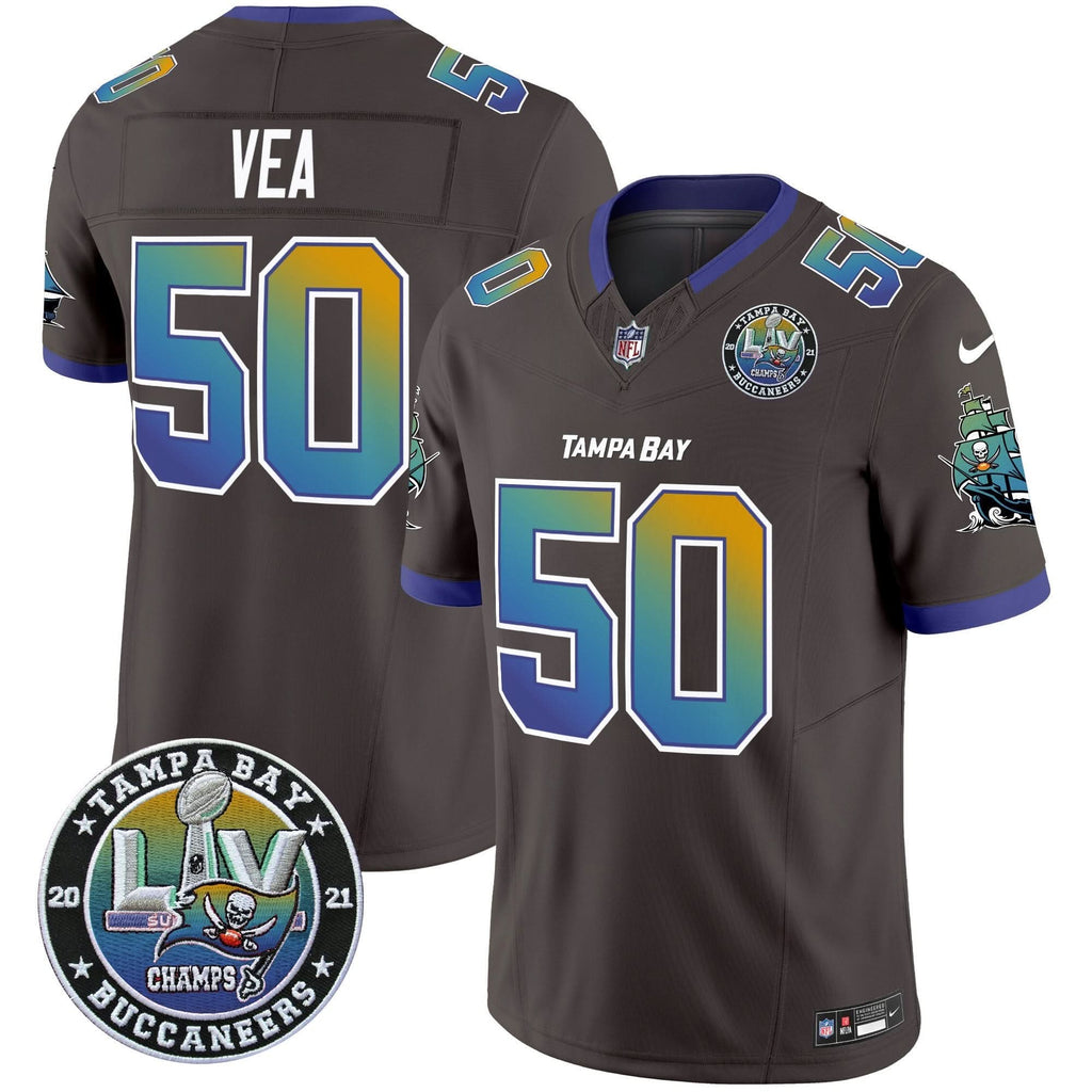 TB Tampa City Super Bowl LIV Patch Vapor Limited Jersey