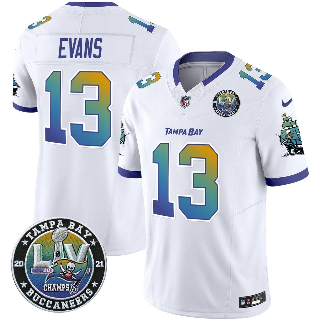 TB "Tampa City" Super Bowl LIV Patch Vapor Limited Jersey