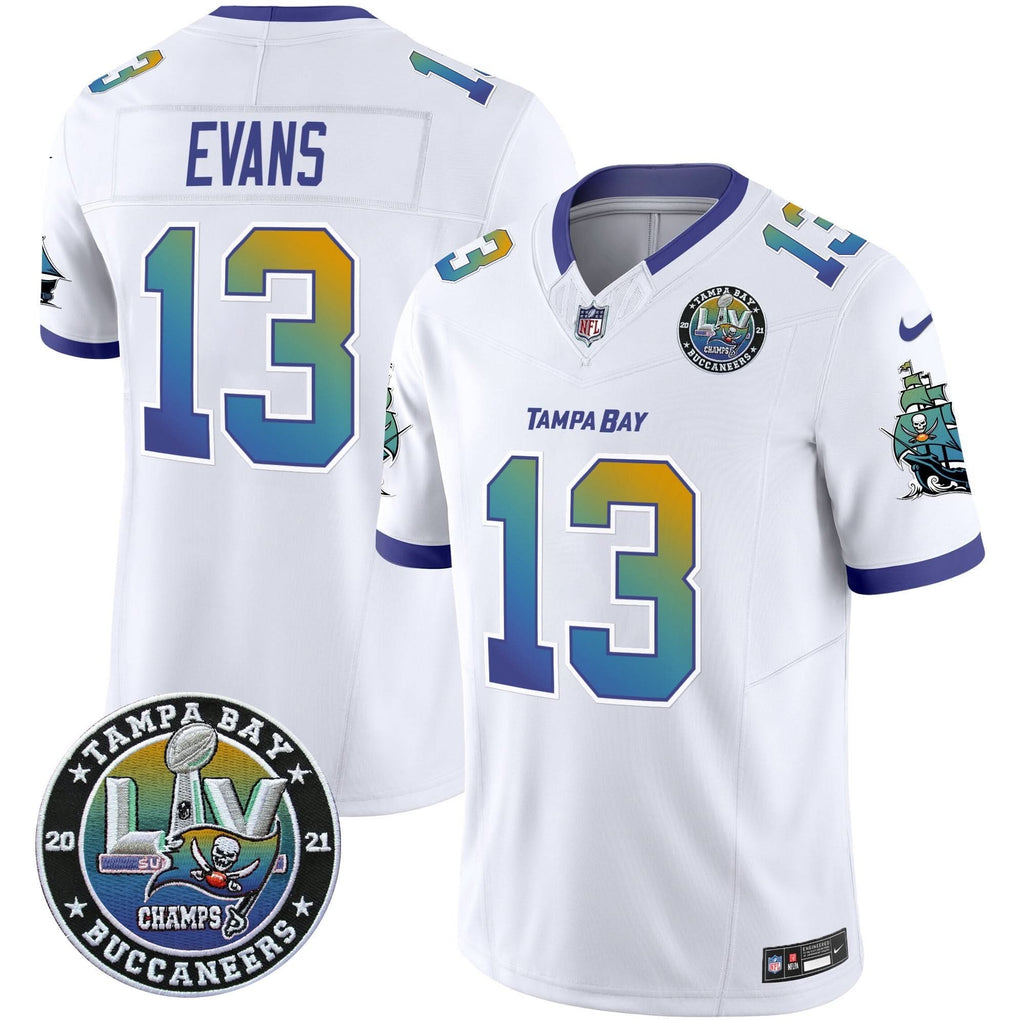 TB Tampa City Super Bowl LIV Patch Vapor Limited Jersey