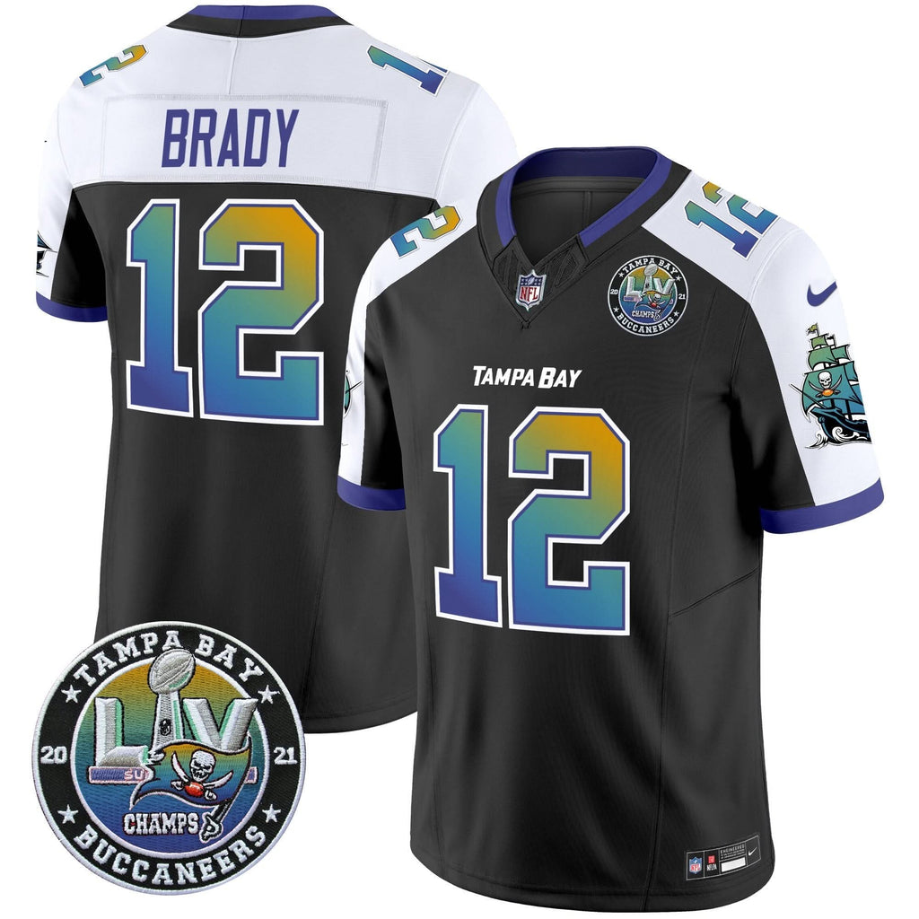 TB Tampa City Super Bowl LIV Patch Vapor Limited Jersey