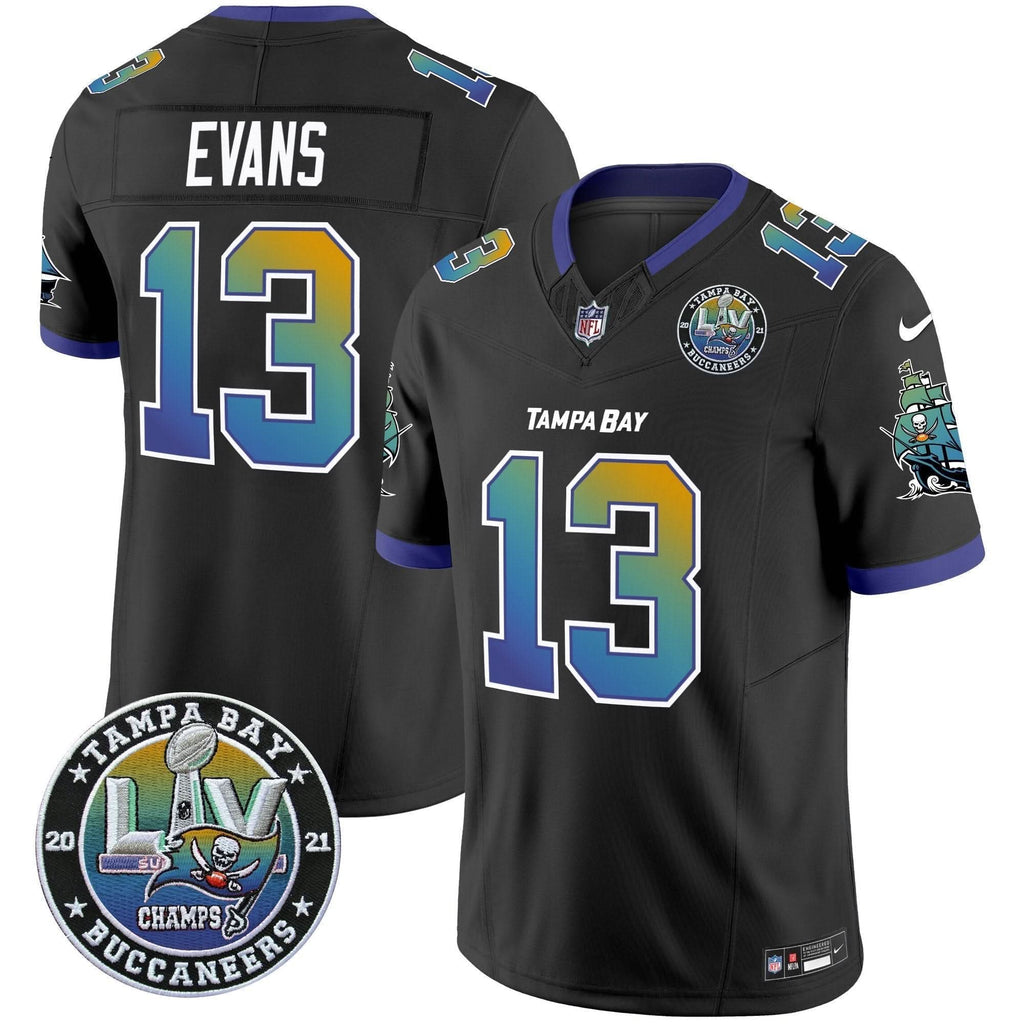 TB "Tampa City" Super Bowl LIV Patch Vapor Limited Jersey
