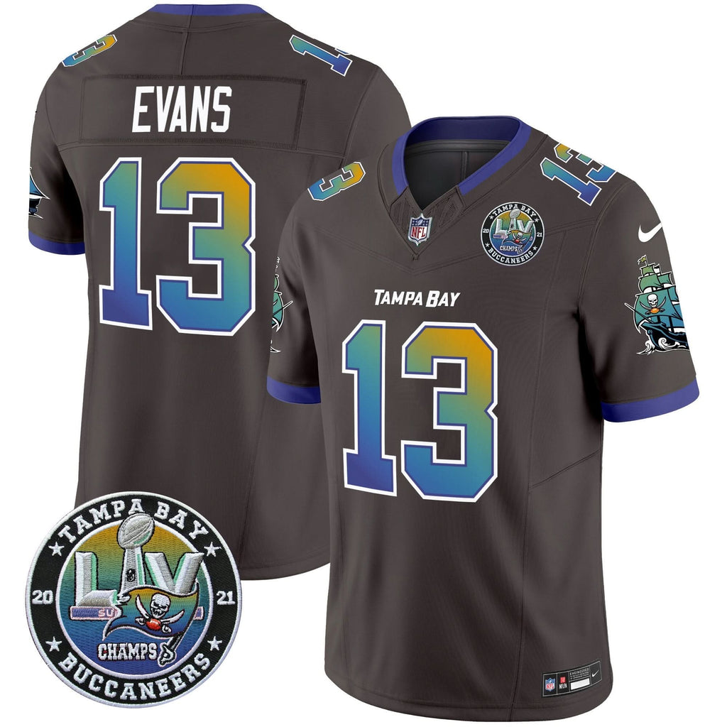 TB Tampa City Super Bowl LIV Patch Vapor Limited Jersey