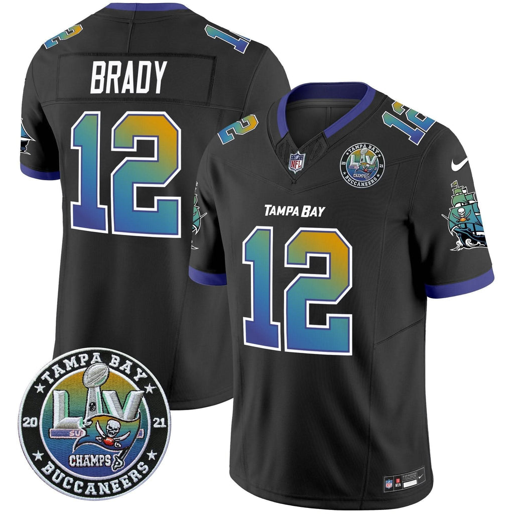 TB "Tampa City" Super Bowl LIV Patch Vapor Limited Jersey