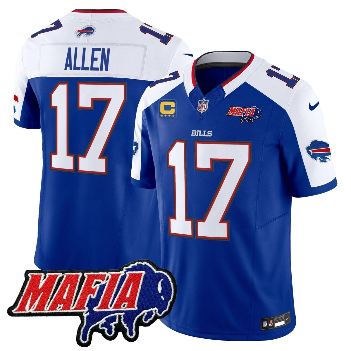 BB 2024 BUF Mafia Patch Vapor Limited Jersey