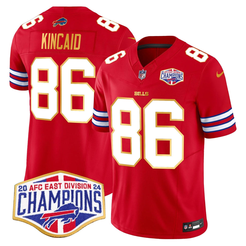 BUF 2024 AFC East Division Champions Gold Trim Vapor Limited Jersey