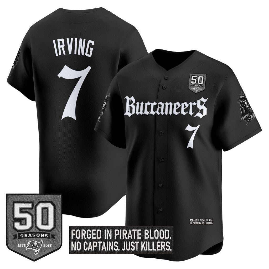 TB 'Gothic Pirate Shadows Edition' Vapor Baseball Jersey - All Stitched
