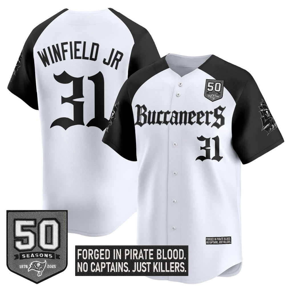 TB 'Gothic Pirate Shadows Edition' Vapor Baseball Jersey - All Stitched