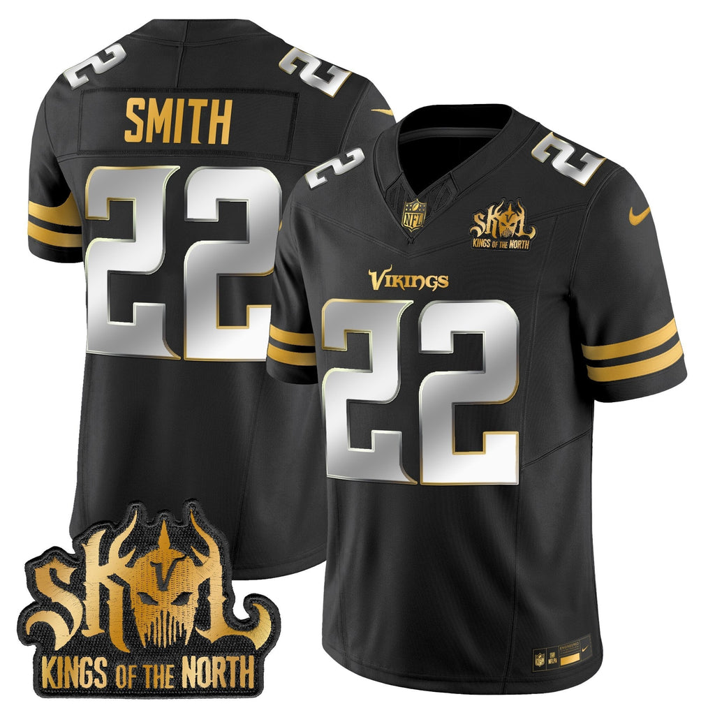 MIN 2025 Gold Vapor Limited Jersey - Kings Of The North Patch
