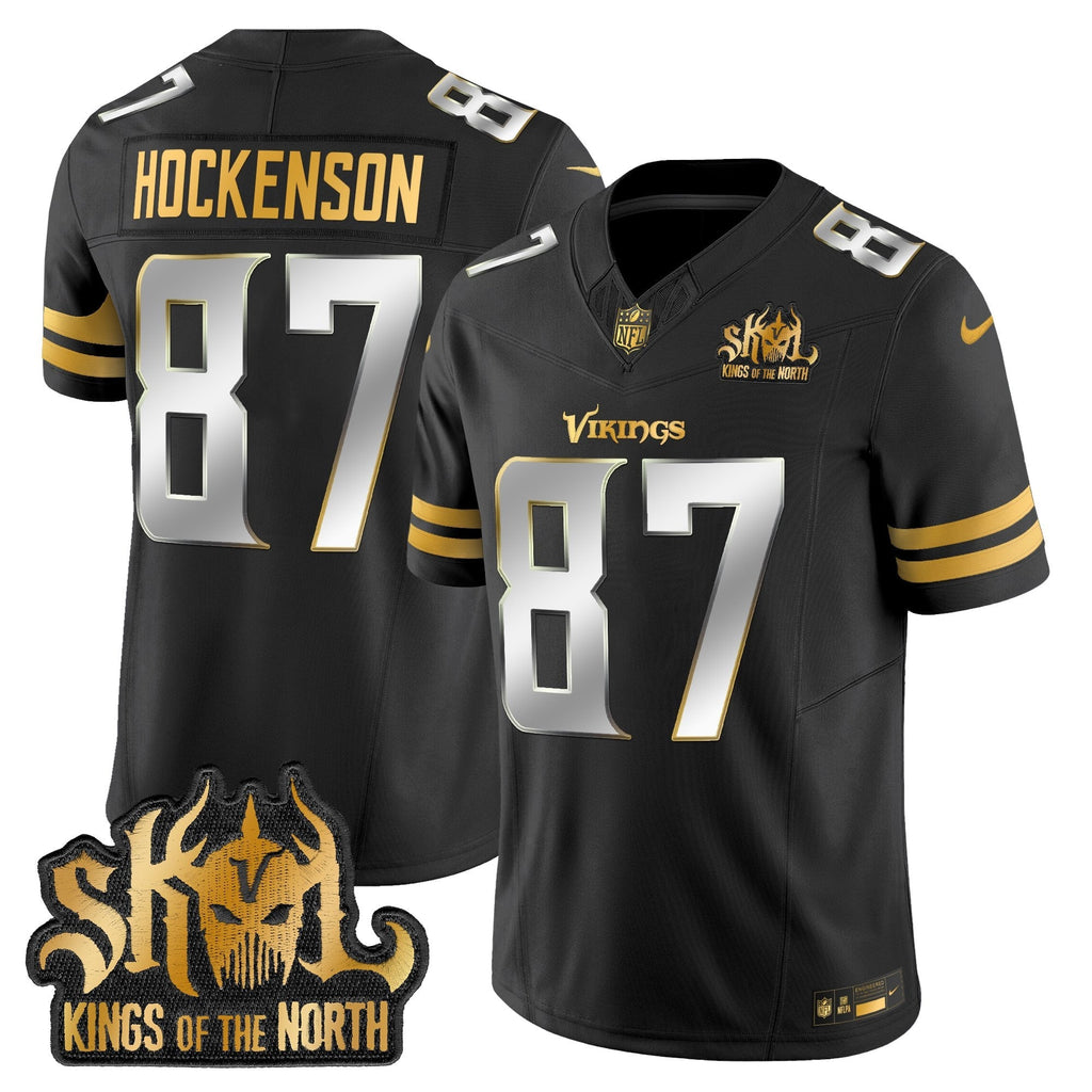 MIN 2025 Gold Vapor Limited Jersey - Kings Of The North Patch