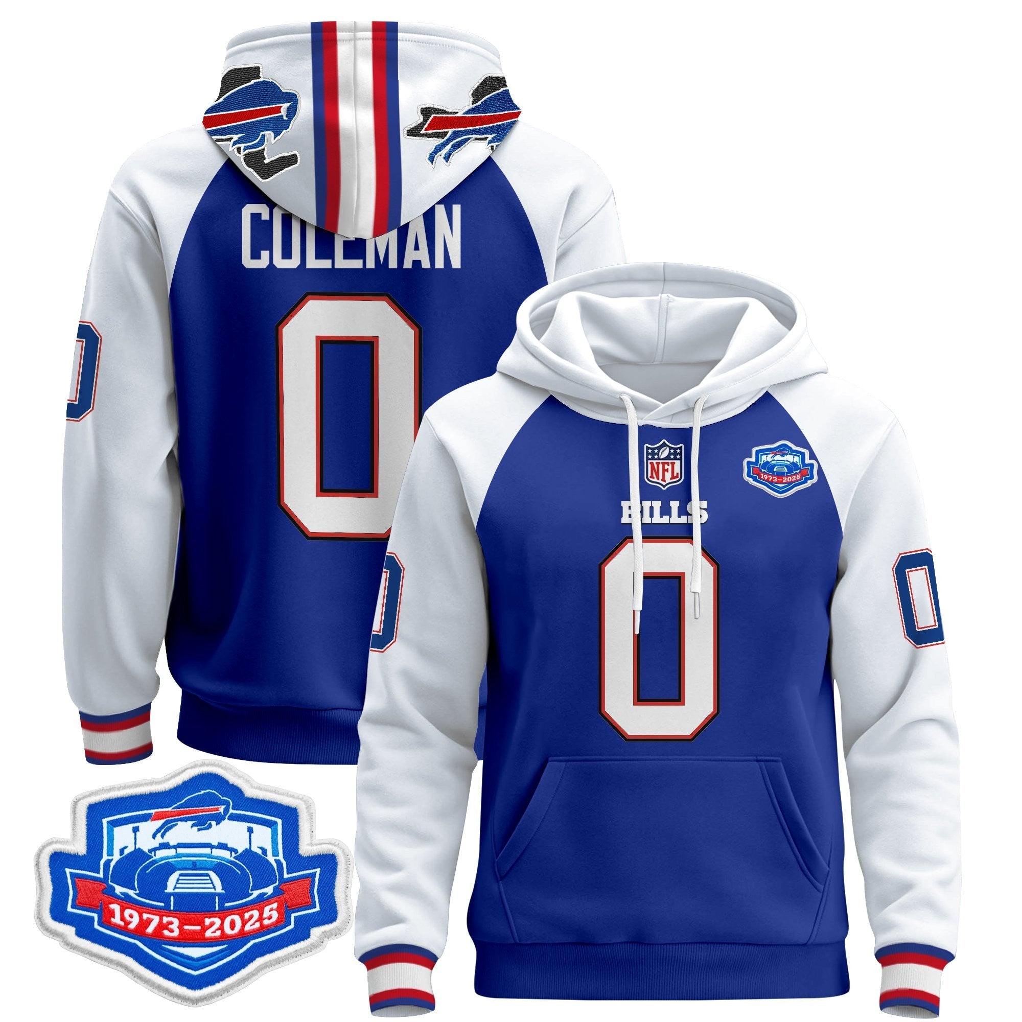 BUF 2025 Farewell Season Patch Pullover Hoodie - All Stitched