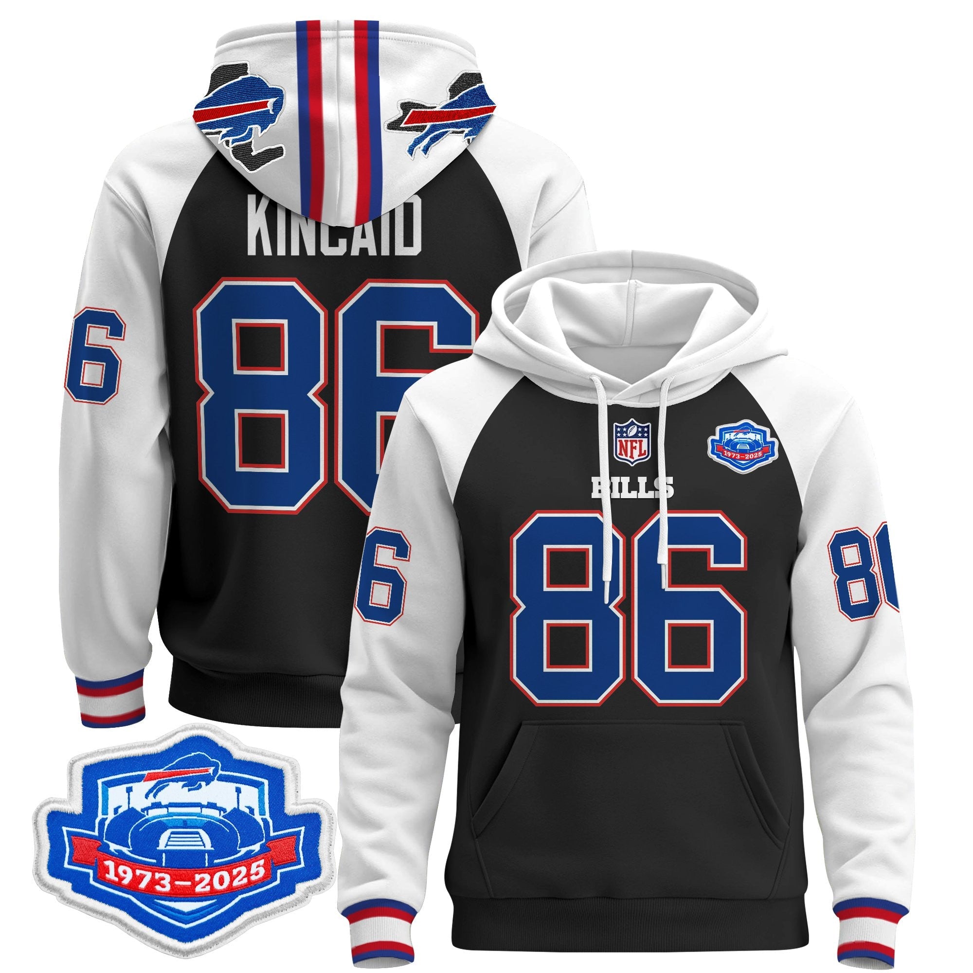 BUF 2025 Farewell Season Patch Pullover Hoodie - All Stitched