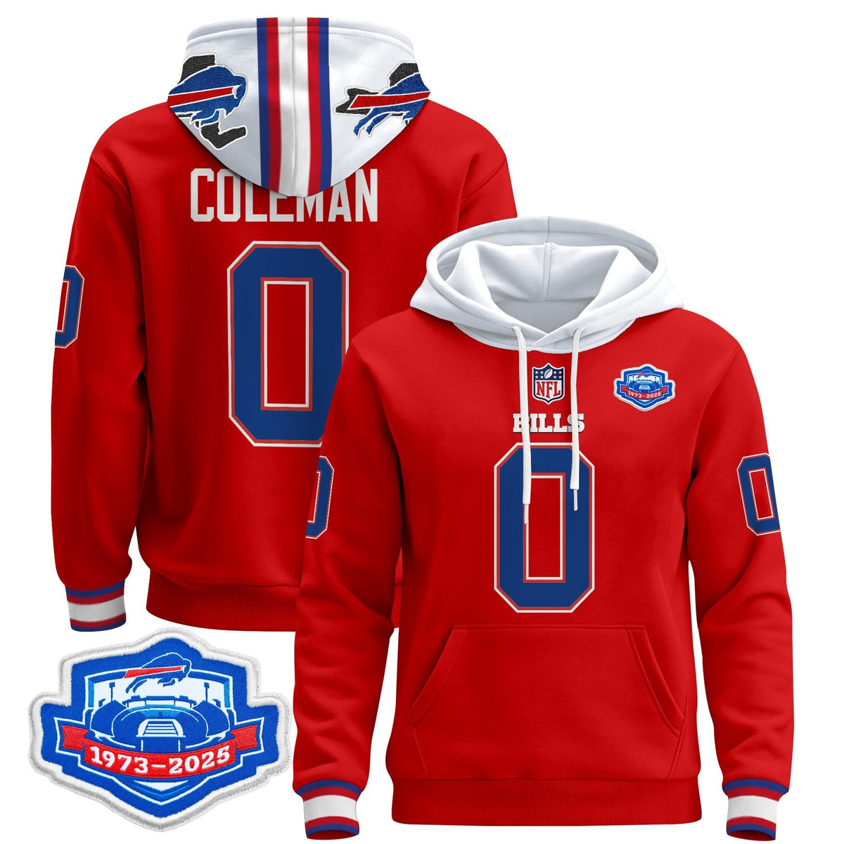 BUF 2025 Farewell Season Patch Pullover Hoodie - All Stitched