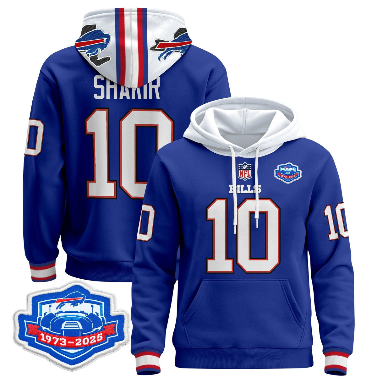 BUF 2025 Farewell Season Patch Pullover Hoodie - All Stitched