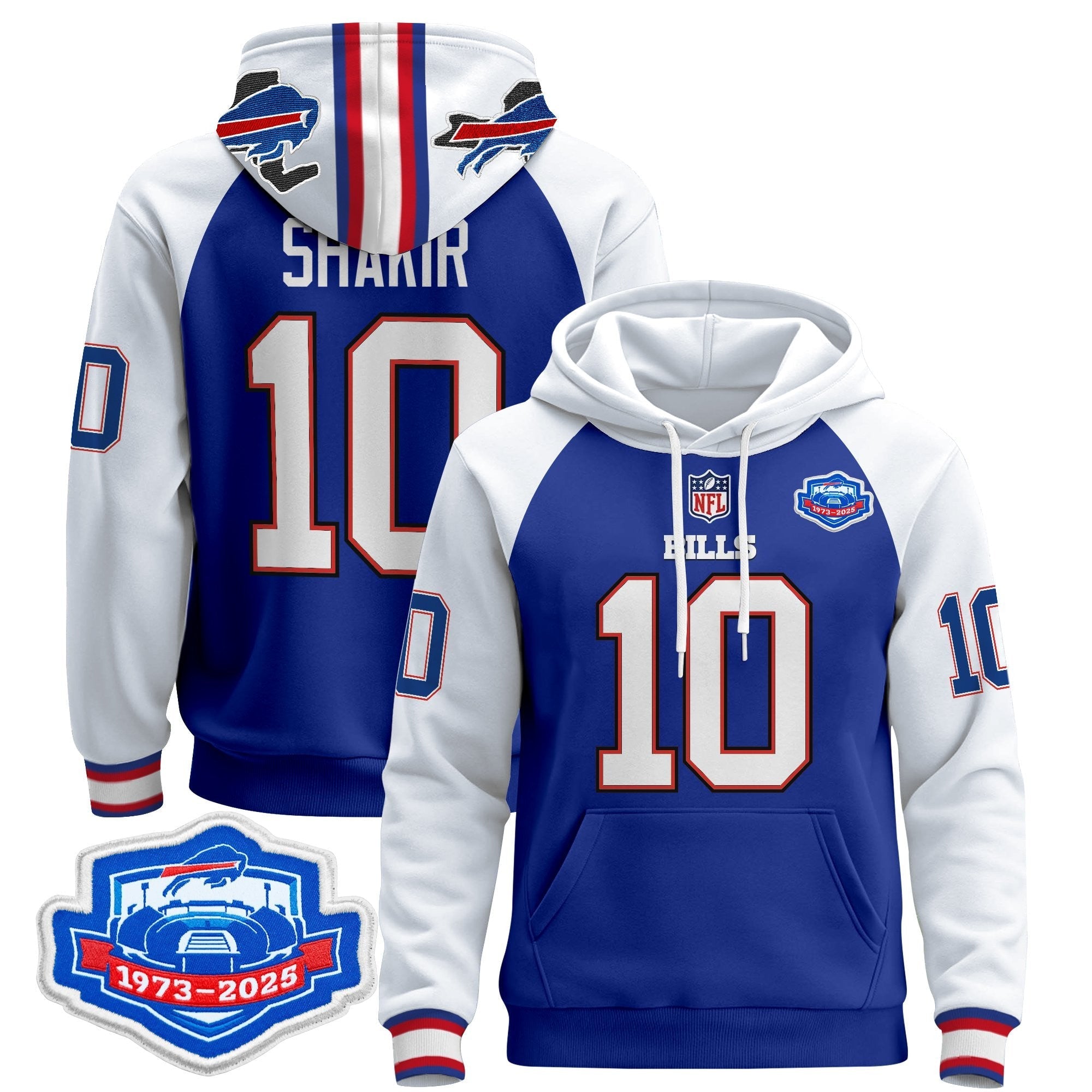 BUF 2025 Farewell Season Patch Pullover Hoodie - All Stitched
