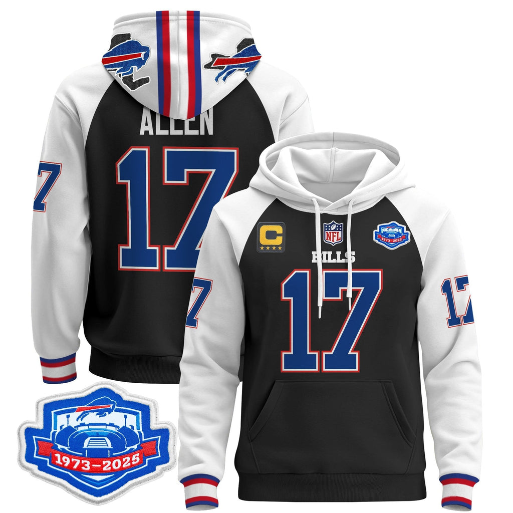 BUF 2025 Farewell Season Patch Pullover Hoodie - All Stitched