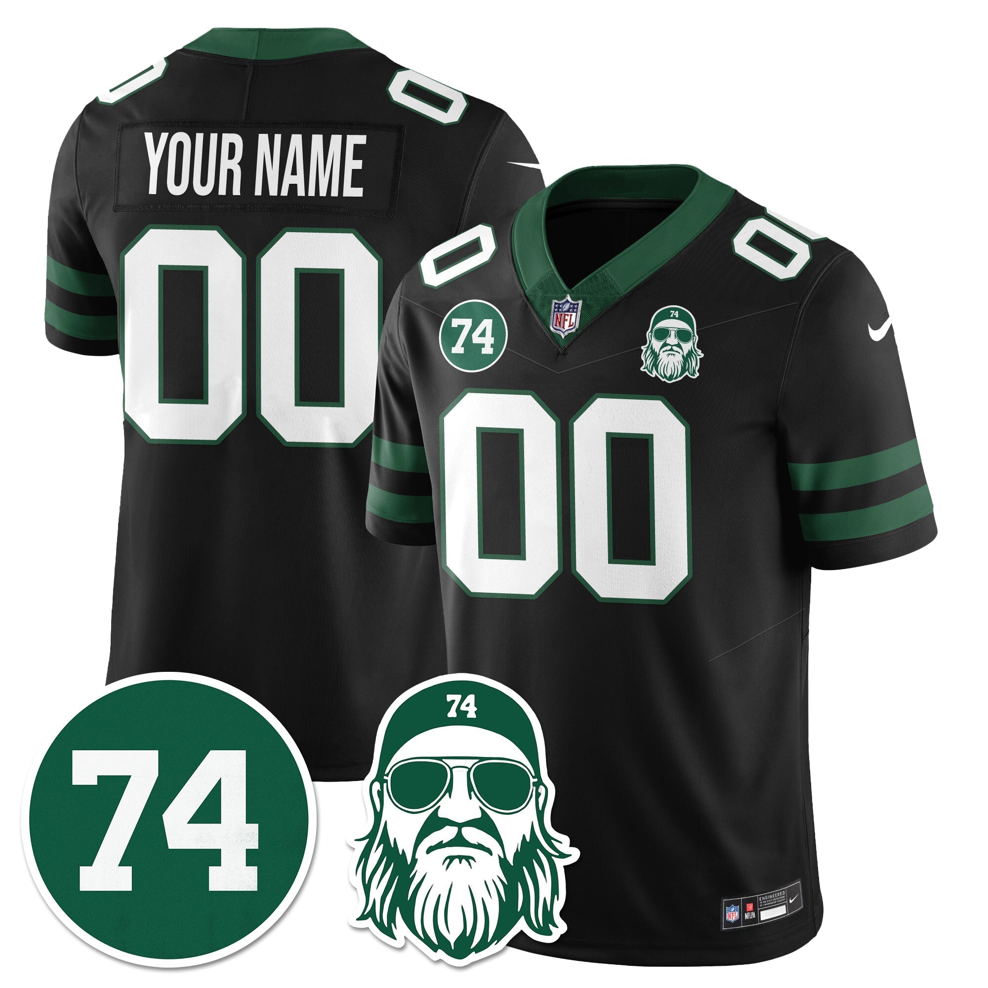 NYJ Vapor Limited Jersey - Nick Mangold Patch