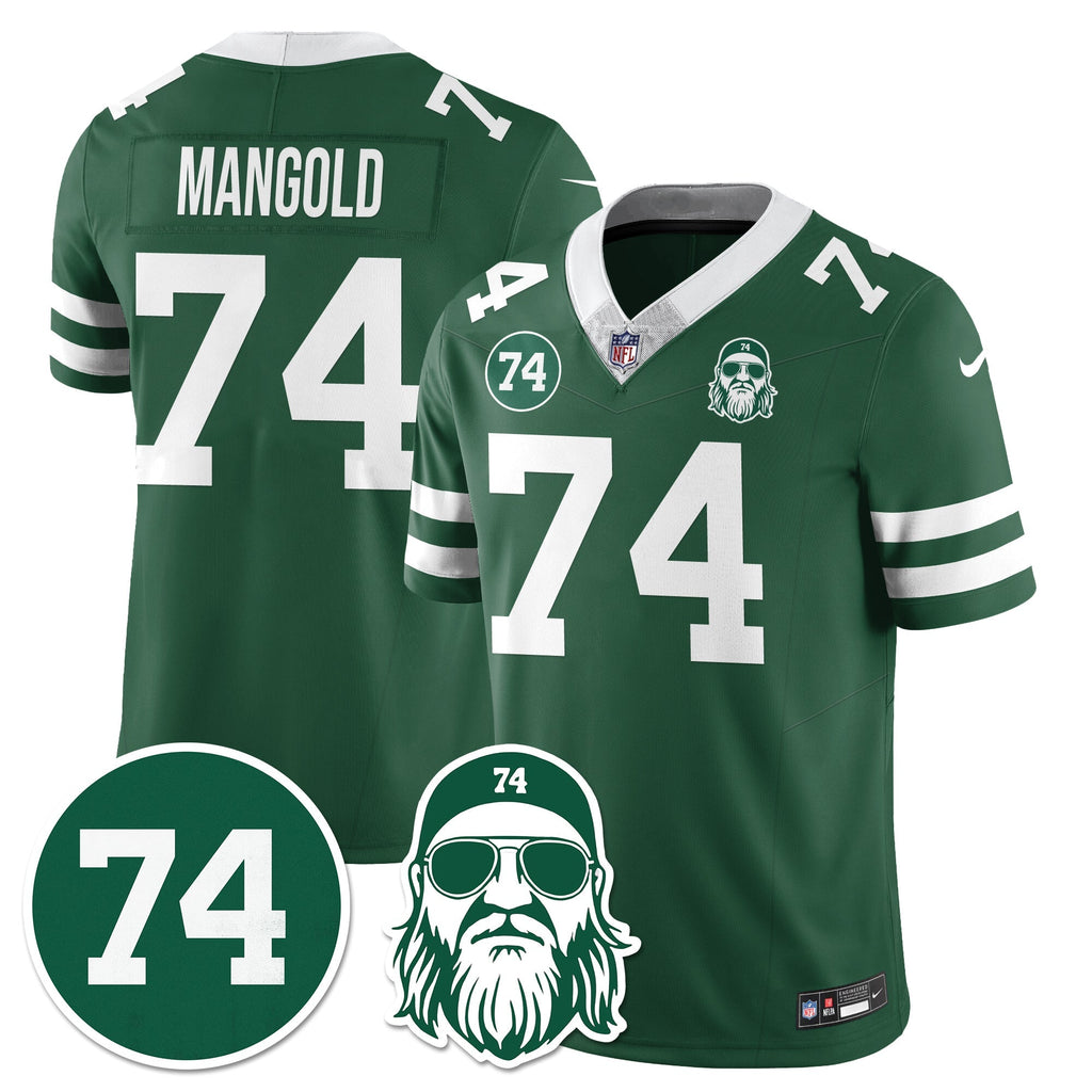 NYJ Vapor Limited Jersey - Nick Mangold Patch
