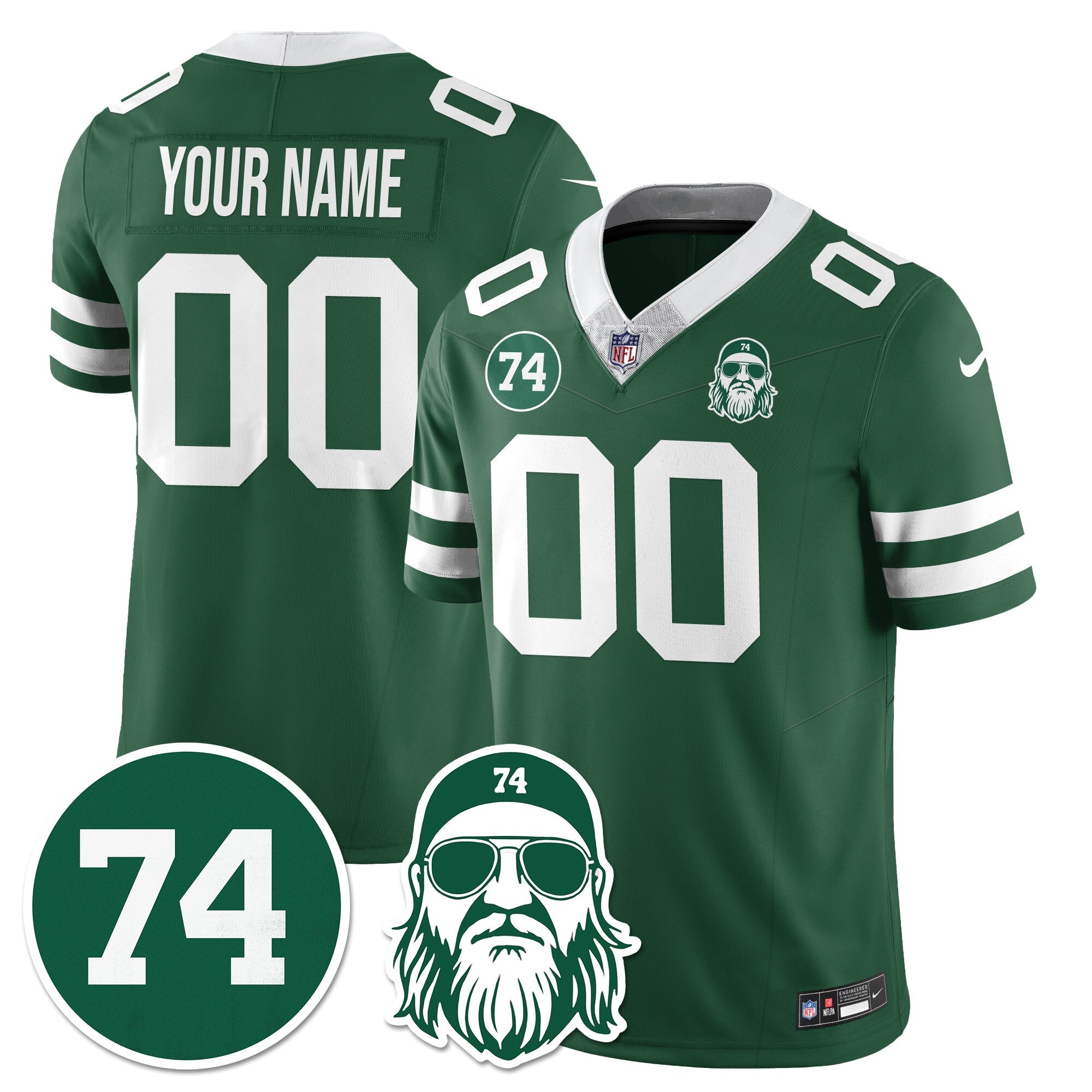 NYJ Vapor Limited Jersey - Nick Mangold Patch