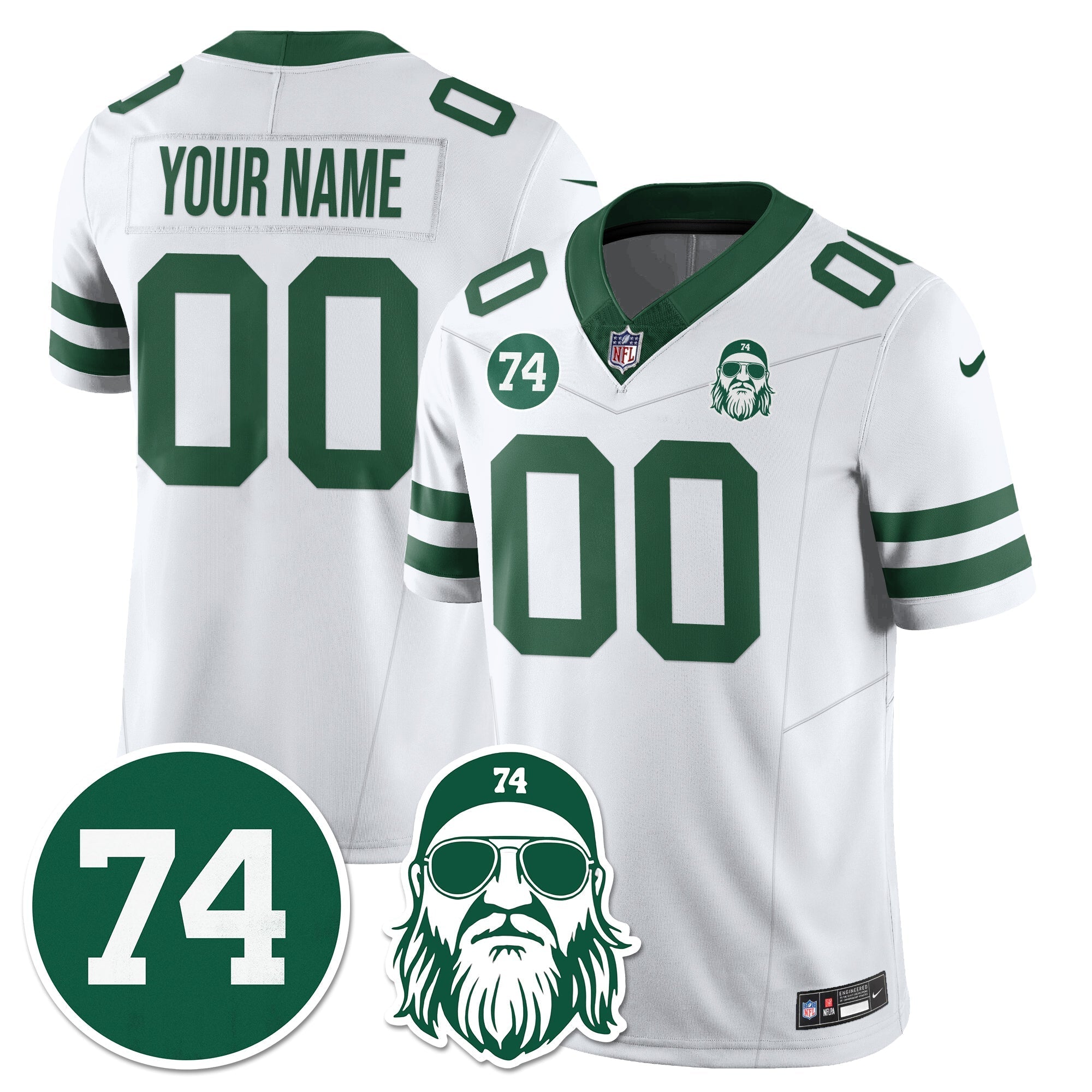 NYJ Vapor Limited Jersey - Nick Mangold Patch