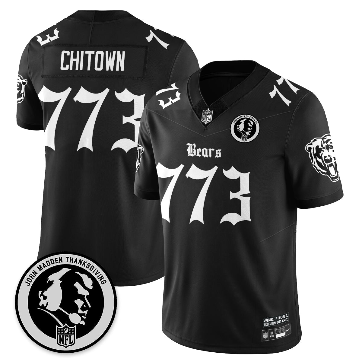 CHI Gothic Vapor Limited Jersey - John Madden Patch