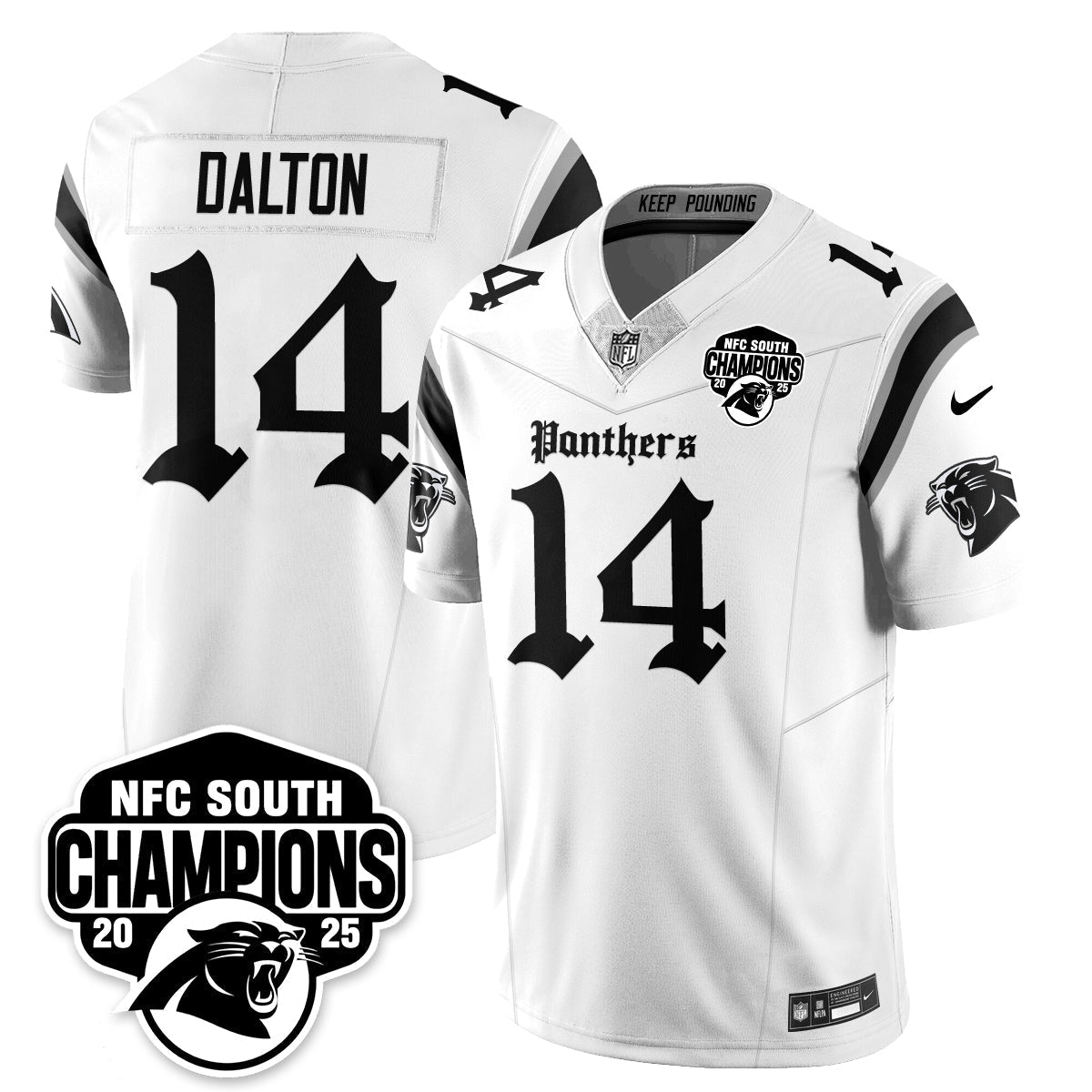 CAR Gothic NFC South Division Champions Vapor Limited Gothic Jersey