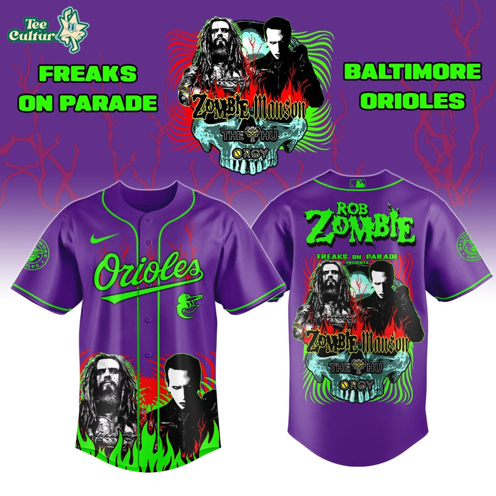 Baltimore Orioles x Freaks On Parade Tour 2026 Colab Jersey Limited Edition