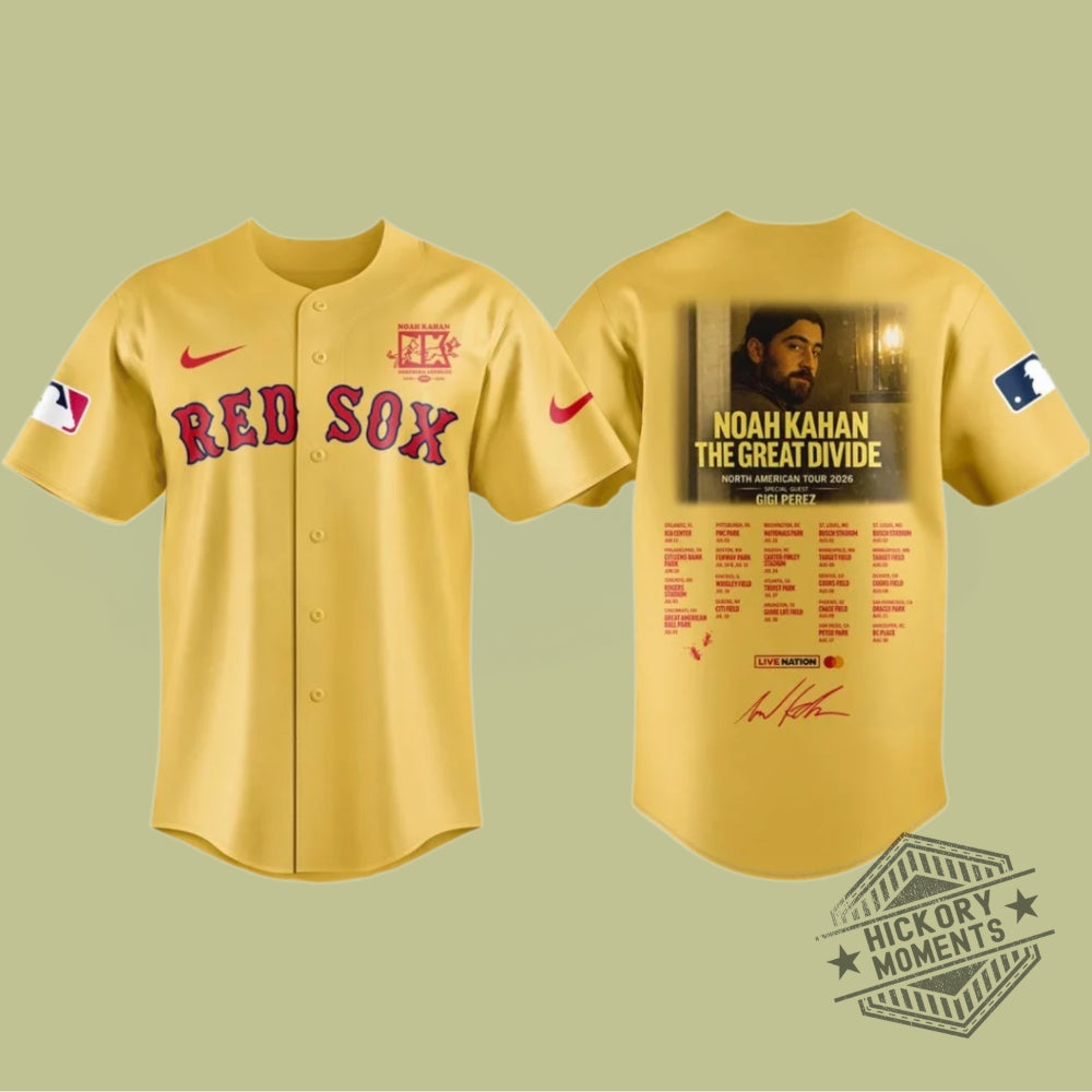 Boston Red Sox X Noah Khan The Great Divid Limited Edition Baseball Jersey