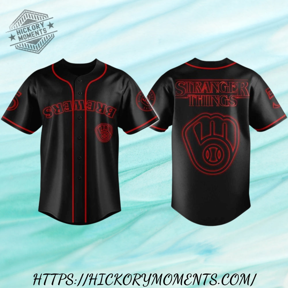 Brewers Stranger Things 2025 Baseball Jersey