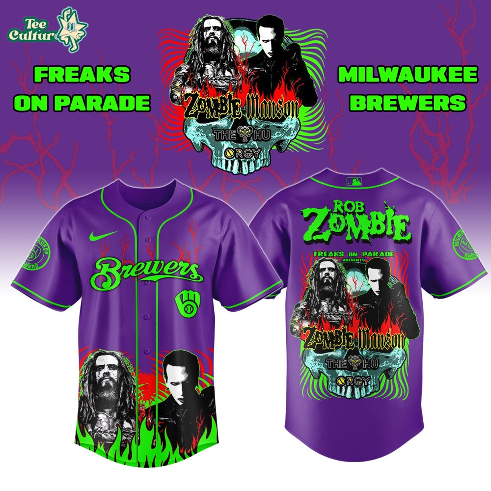 Milwaukee Brewers x Freaks On Parade Tour 2026 Colab Jersey Limited Edition